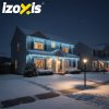  Izoxis 300 LED Kültéri Jégcsap Fényfüzér – 15m Hideg Fehér