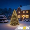  Izoxis 300 LED Gömb Fényfüzér – 30m Meleg Fehér (8 Mód)