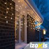  Izoxis 100 LED Kültéri Jégcsap Fényfüzér – 4 m Világító Hossz (Flash)