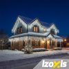 Kültéri lámpa, 500 LED, 6W, 22,5 m, hideg fehér fényű, Izoxis