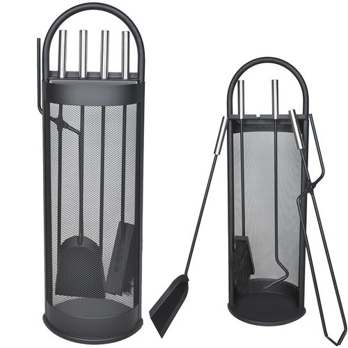 Kandalló kiegészítők – 5 részes szett állvánnyal, Kaminer