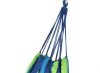 Kétszemélyes függőágy fa keresztléc nélkül, színes – 150 kg, 240 × 150 cm, Gardlov