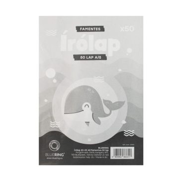 Írólap A5, 20-50 famentes 50lap Bluering®