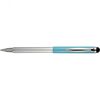 Golyóstoll metál világoskék test, Zebra Stylus Telescopic, írásszín kék