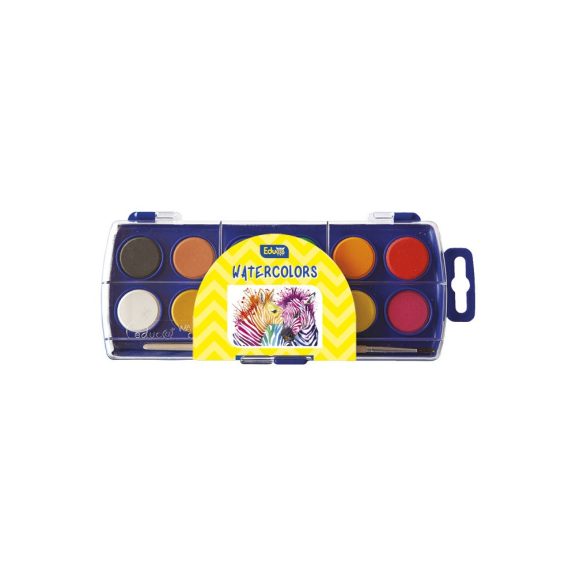 Vízfesték készlet, 12db-os 23mm, festékgombokkal Educa Vízfesték készlet, 12db-os 23mm, festékgombokkal Educa
