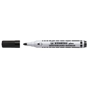   Táblamarker 2,5-3,5mm, kerek hegyű, Stabilo Plan 641/46 fekete