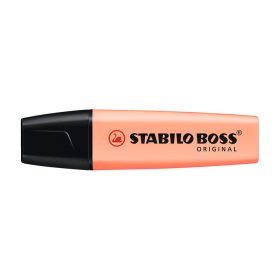   Szövegkiemelő 2-5mm, vágott hegyű, STABILO Boss original Pastel barack