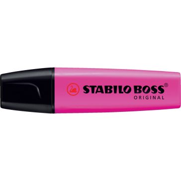 Szövegkiemelő 2-5mm, vágott hegyű, STABILO Boss original 70/56 pink