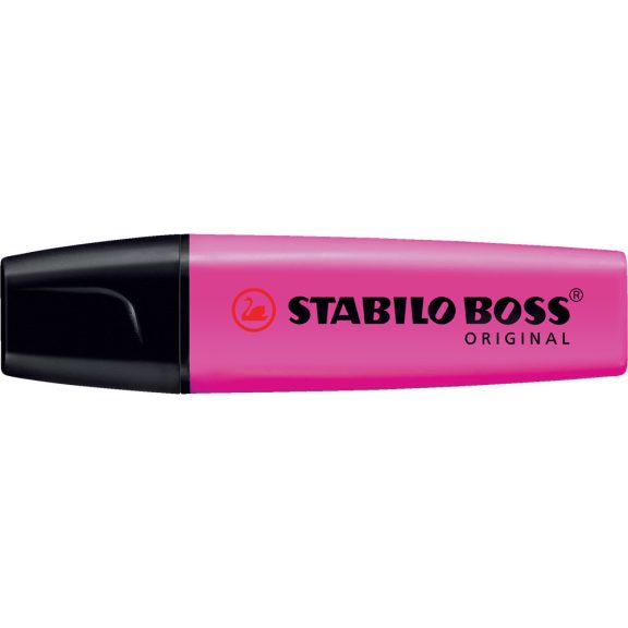 Szövegkiemelő 2-5mm, vágott hegyű, STABILO Boss original 70/56 pink Szövegkiemelő 2-5mm, vágott hegyű, STABILO Boss original 70/56 pink