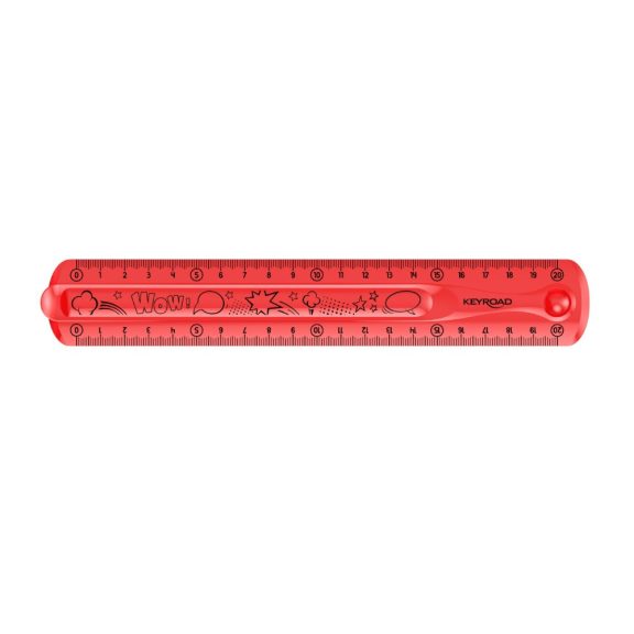Vonalzó 20 cm, flexibilis Keyroad Flex Draw vegyes színek Vonalzó 20 cm, flexibilis Keyroad Flex Draw vegyes színek