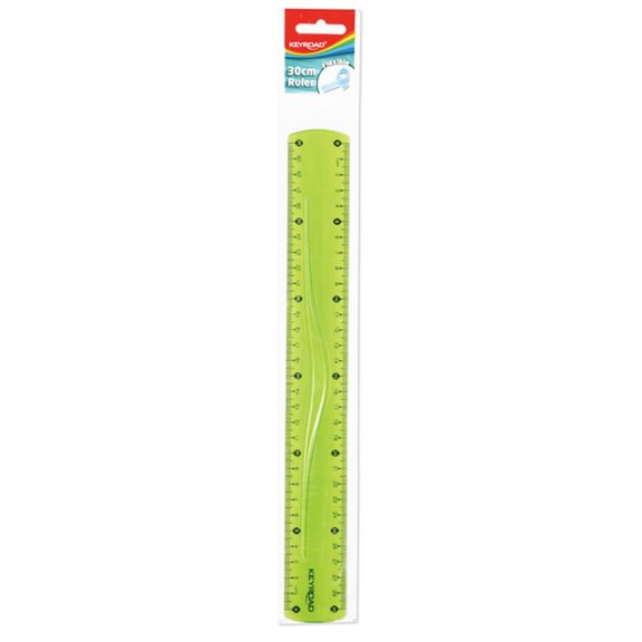 Vonalzó 30 cm, flexibilis Keyroad vegyes színek Vonalzó 30 cm, flexibilis Keyroad vegyes színek