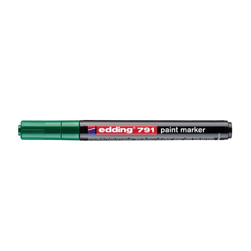 Lakkmarker 1-2mm, kerek Edding 791 zöld