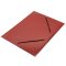 Gumis mappa A4, 400g. karton Glossy piros