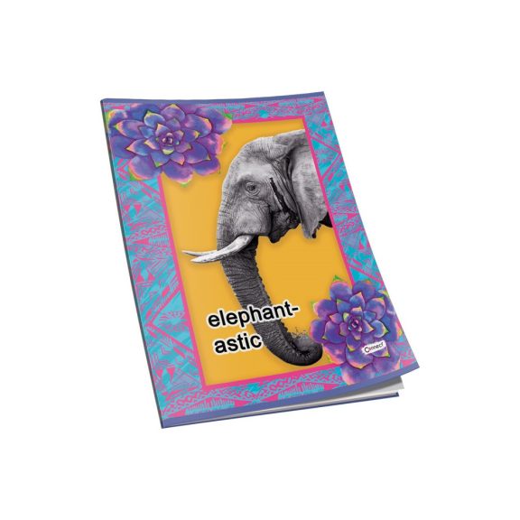 Füzet A5, 40lap, kockás 80g. papír, glitteres Connect Füzet A5, 40lap, kockás 80g. papír, glitteres Connect