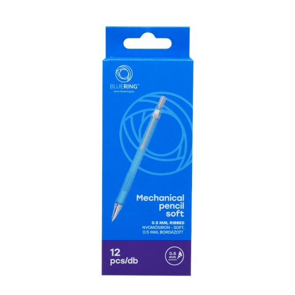 Nyomósirón bordázott 0,5mm, Bluering® Soft Nyomósirón bordázott 0,5mm, Bluering® Soft