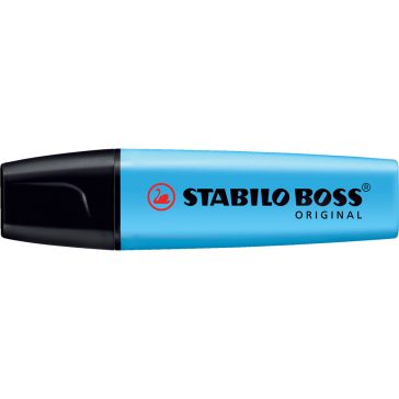 Szövegkiemelő 2-5mm, vágott hegyű, STABILO Boss original 70/31 kék