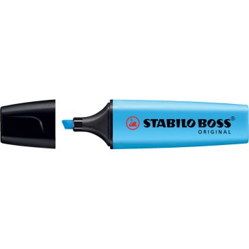 Szövegkiemelő 2-5mm, vágott hegyű, STABILO Boss original 70/31 kék