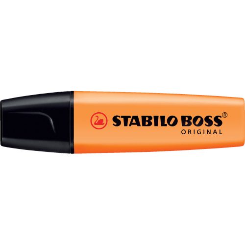 Szövegkiemelő 2-5mm, vágott hegyű, STABILO Boss original narancs