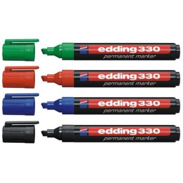 Alkoholos marker 1-5mm, vágott Edding 330 zöld