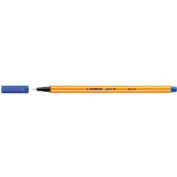 Tűfilc, 0,4 mm, STABILO "Point 88", kék Tűfilc, 0,4 mm, STABILO "Point 88", kék