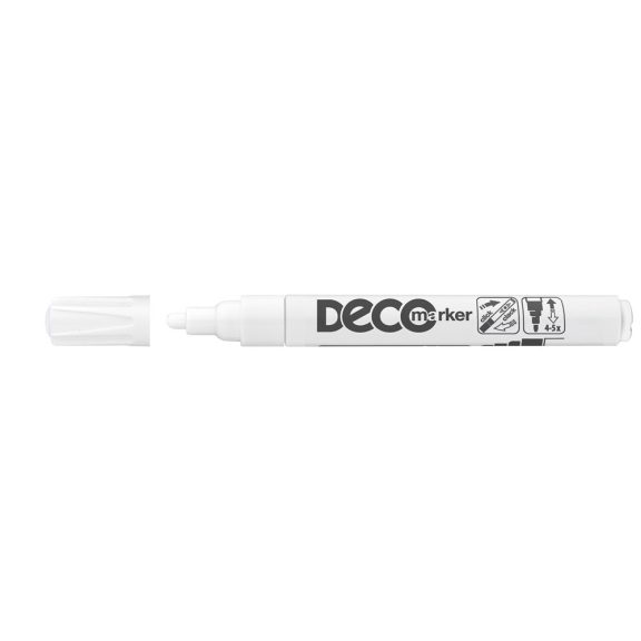 Lakkmarker, decomarker 2-4mm, kerek Ico fehér Lakkmarker, decomarker 2-4mm, kerek Ico fehér