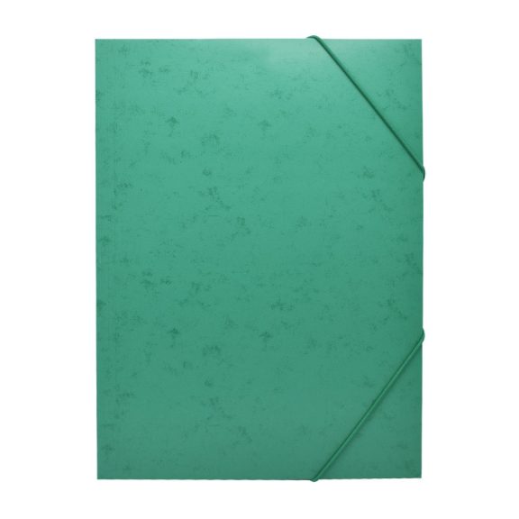 Gumis mappa A4, festett prespán mintás karton Bluering® zöld Gumis mappa A4, festett prespán mintás karton Bluering® zöld