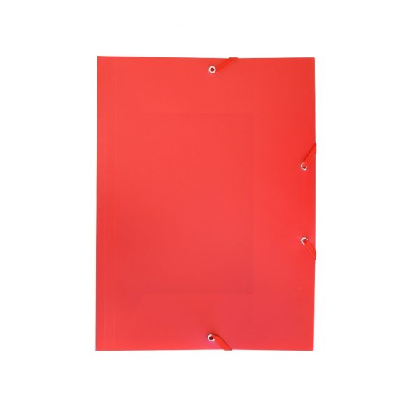 Gumis mappa A4, műanyag Bluering® piros Gumis mappa A4, műanyag Bluering® piros