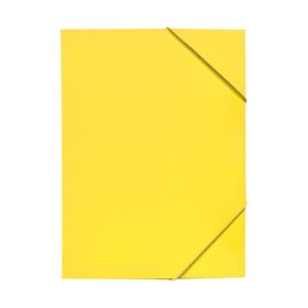   Gumis mappa A4, 300g. karton sarok gumírozással Bluering®, sárga