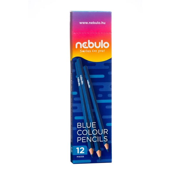 Színes ceruza, háromszög, Nebulo kék Színes ceruza, háromszög, Nebulo kék