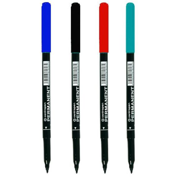 Alkoholos marker 1mm, kerek hegyű, Centropen 2536 kék Alkoholos marker 1mm, kerek hegyű, Centropen 2536 kék