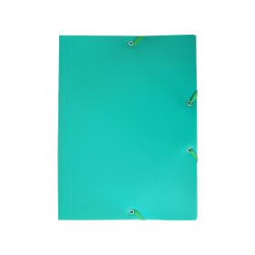 Gumis mappa A4, műanyag Bluering® zöld