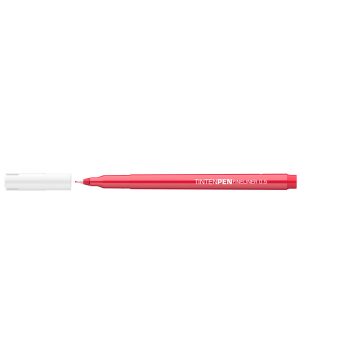 Rostirón, tűfilc vízbázisú, 0,5mm, kerek test, Tinten Pen Ico piros