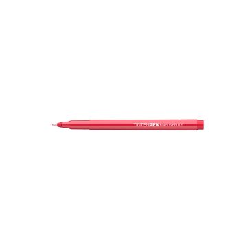 Rostirón, tűfilc vízbázisú, 0,5mm, kerek test, Tinten Pen Ico piros