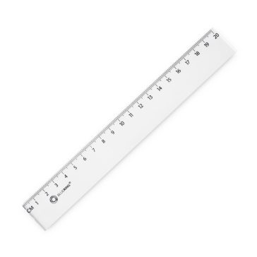 Vonalzó 20cm, műanyag Bluering®