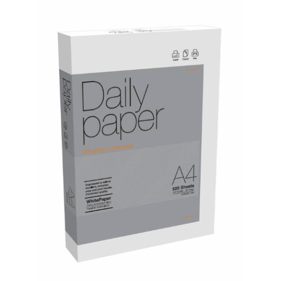 Másolópapír A4, 80g, Daily Paper 500ív/csomag Másolópapír A4, 80g, Daily Paper 500ív/csomag