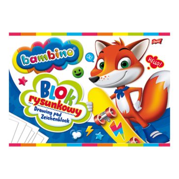 Rajztömb A4, 20 lapos, Bambino