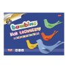 Rajzpapír tömb A3, 10 színes lap (arany és ezüst is), Bambino