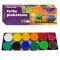 Tempera festék, 12 színű, 20 ml, Mona