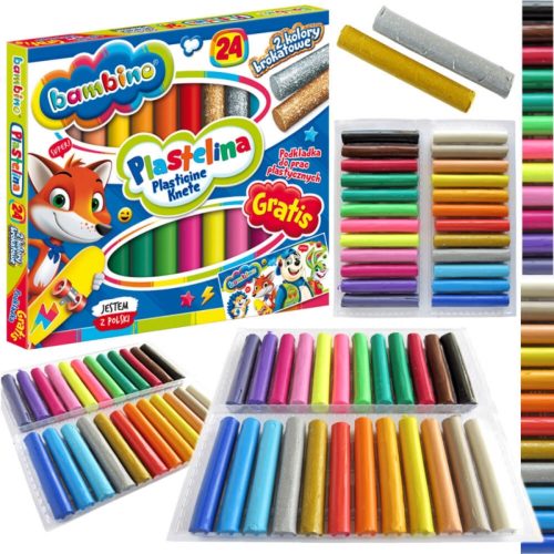 Gyurma, 24 szín, Bambino