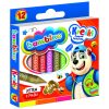 Kaolin zsírkréták, 12 szín, Bambino