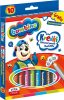 Jumbo színes ceruzák, 10 szín és hegyező, Bambino
