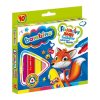 Háromszög filctollak, 10 db, Bambino