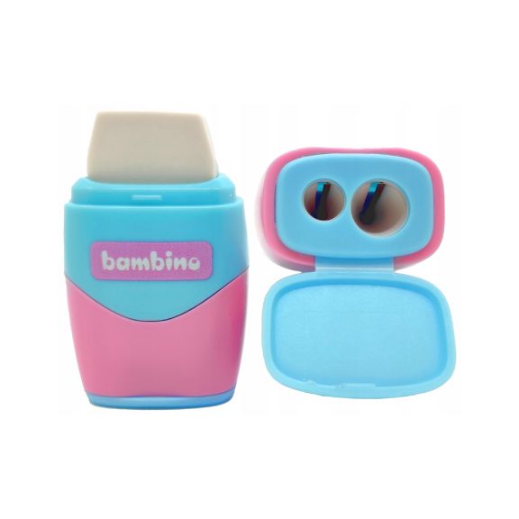 Radír és ceruzahegyező 2in1, BAMBINO Radír és ceruzahegyező 2in1, BAMBINO