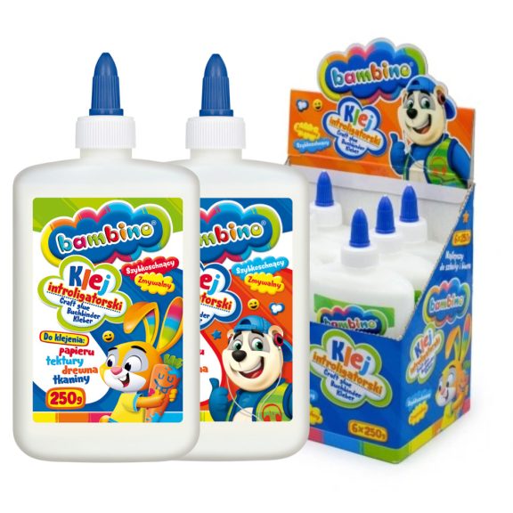 Kézműves ragasztó, 250 g, BAMBINO Kézműves ragasztó, 250 g, BAMBINO
