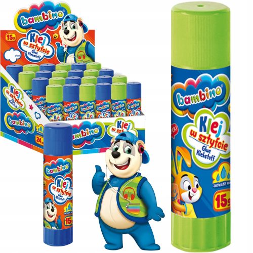 Ragasztó stift, 15 g, BAMBINO