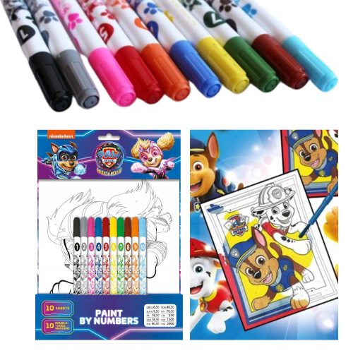 Számozott festőkészlet, Mancs őrjárat