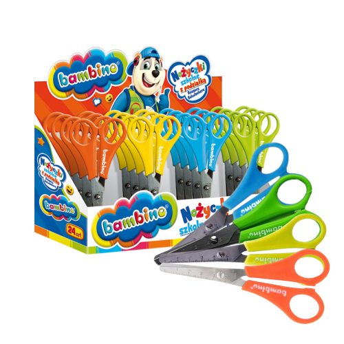 Iskolai olló, 13,5cm, BAMBINO
