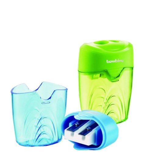 Dupla hegyező, tartállyal, STANDARD, BAMBINO