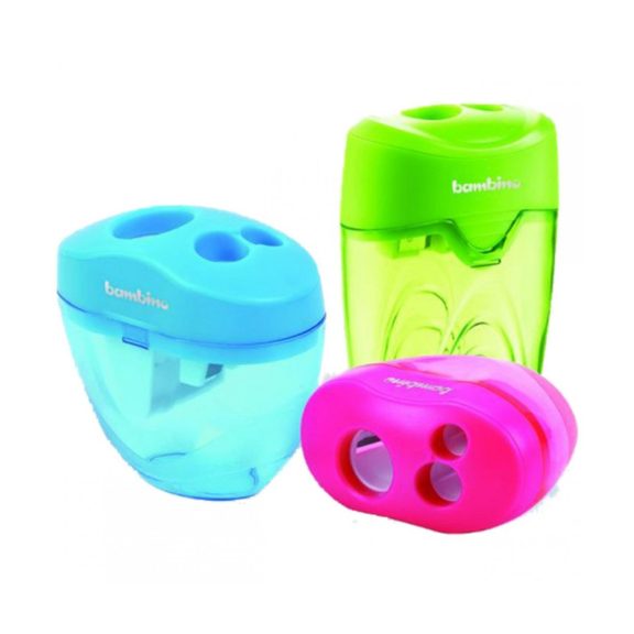 Tripla hegyező, tartállyal, STANDARD, BAMBINO Tripla hegyező, tartállyal, STANDARD, BAMBINO