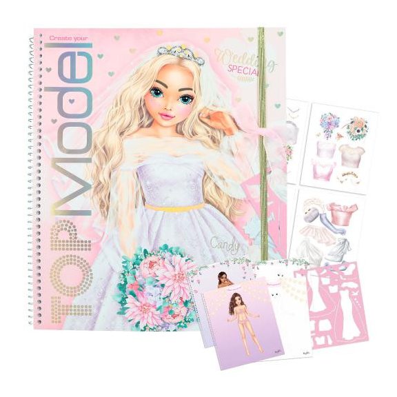 Create your Wedding Special TOPModel colouring könyv Create your Wedding Special TOPModel colouring könyv
